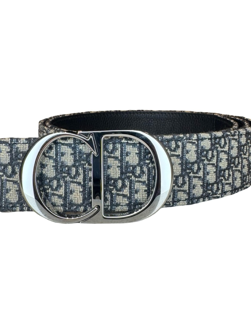 DIOR OBLIQUE REVERSIBLE CD BELT
